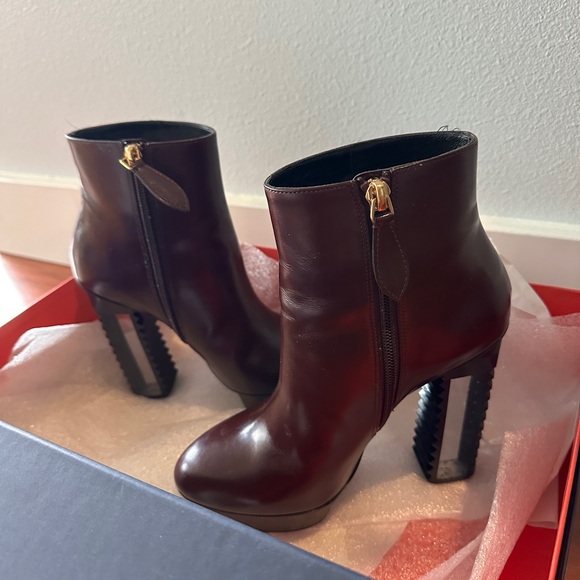 APERLAI Boots Size 36 Leather - Picture 4 of 9